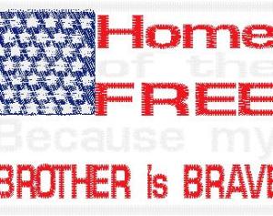 Brother is brave flag