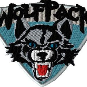 Wolf Pack Design 4 and 5 inch sizes
