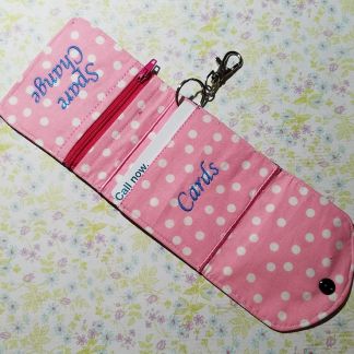 Trifold Key Chain Wallet or Trifold with Key Chain Holder 6x10 and 7x11