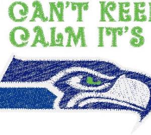 Sea Hawk kitchen towel design I cant keep calm
