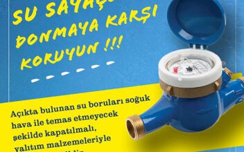 Su Sayacınızı Soğuk Havadan Koruyun!
