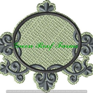 6x5 Deco Swirl Frame with knockdown