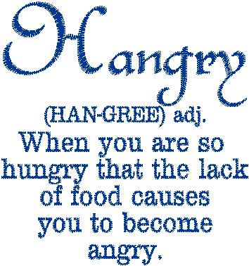 Cooking Sayings Hangry