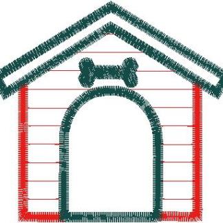 Applique Dog House 1