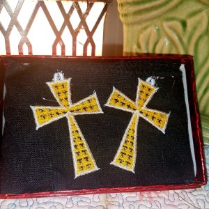 Cross Earrings for 4x4 hoop