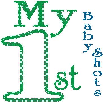 Baby First 46 Design Collection: My First Baby Shot