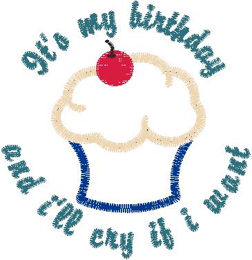 Its my party Birthday Design 4x4