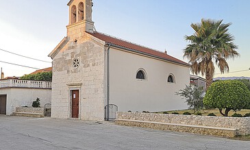 beautiful church in ljubač croatia