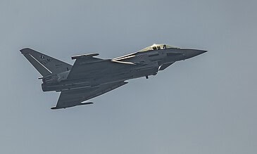 itaf typhoon flying by