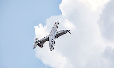 the pilatus pc 7 mkx doing its thing