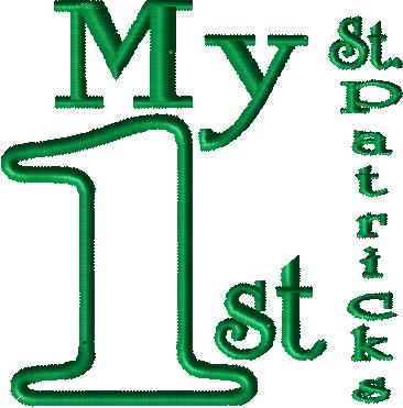 Baby First 46 Design Collection: My First St Patricks