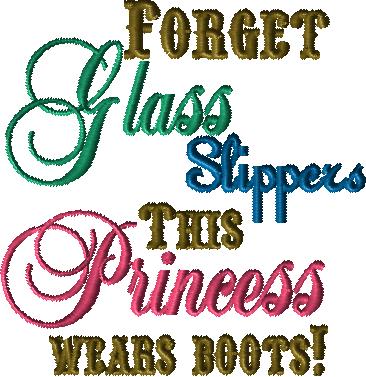 This princess wears boots 4x4