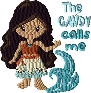 Water Girl costume Halloween 4x4 Saying