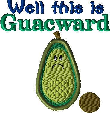 Veggie Saying Guacward