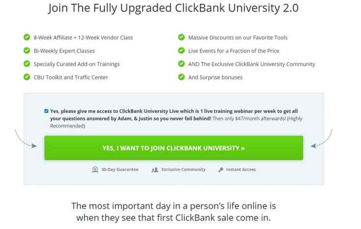 ClickBank University 2.0