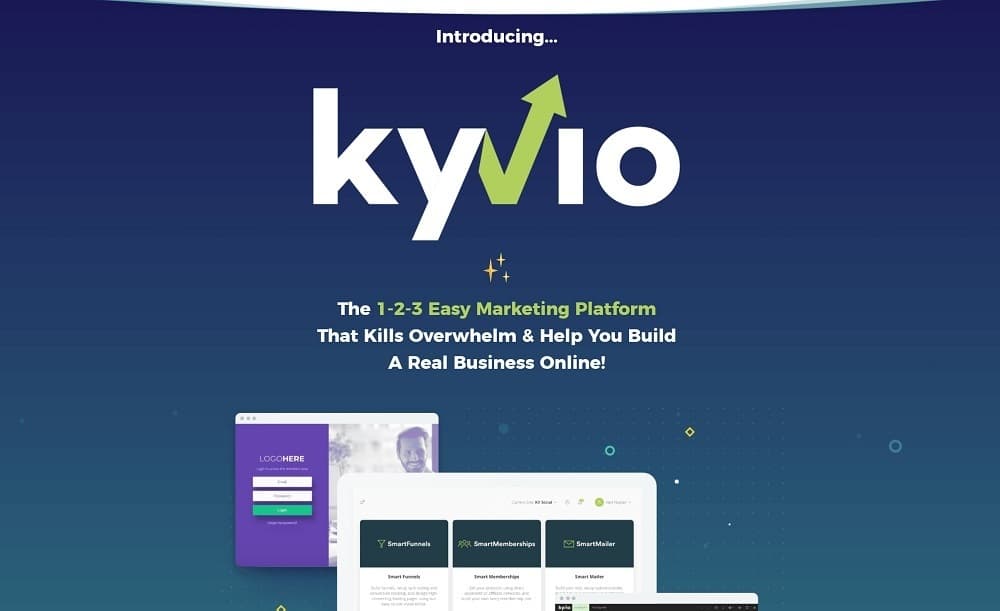kyvio review página de inicio