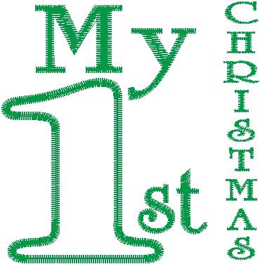 Baby First 46 Design Collection: My First Christmas