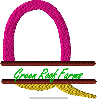4x4 hoop Color Split Monogram (4x4) with Knockdown: Q