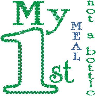 Baby First 46 Design Collection: My First Meal