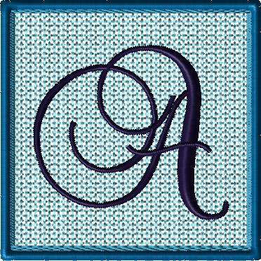 Lace 4x4 Alphabet Collection; A