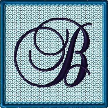 Lace 6x6 Alphabet Collection; B