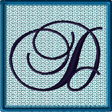 Lace 4x4 Alphabet Collection; D