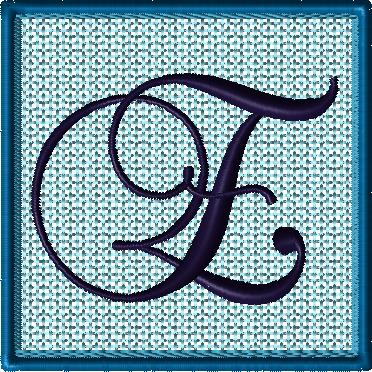 Lace 6x6 Alphabet Collection; E