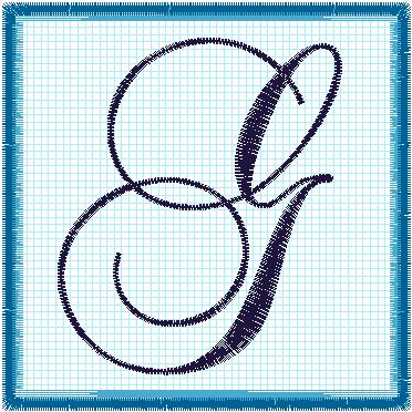 Lace 6x6 Alphabet Collection; G