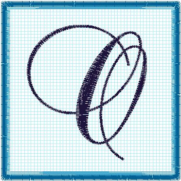 Lace 4x4 Alphabet Collection; O