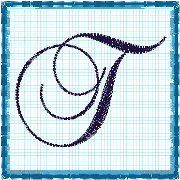 Lace 4x4 Alphabet Collection; T