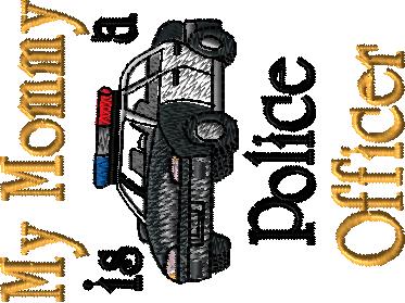 Mommy and Daddy Police Officer 4x4 - Image 2