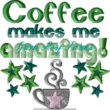 5 coffee sayings 4x4 with and without knockdown - Image 2