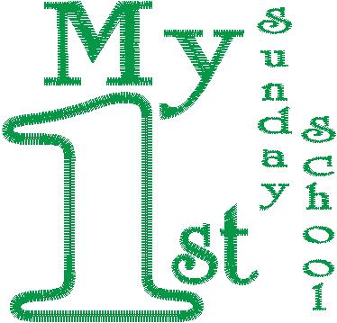 Baby First 46 Design Collection: My First Sunday School