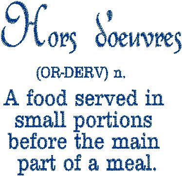Cooking Sayings Horsdoeuvre