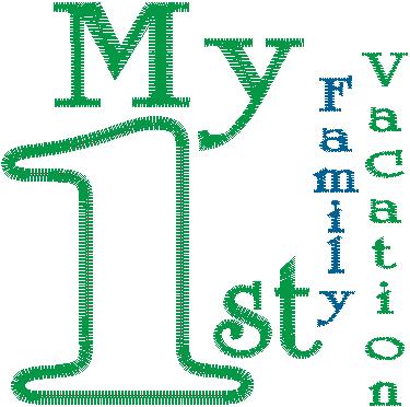 Baby First 46 Design Collection: My First Family Vacation