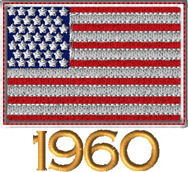 United States of America American Flag 1960, Current Flag