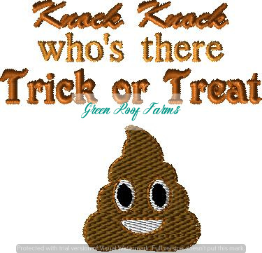 TP Wrap Halloween 4x4 design Trick or Treat