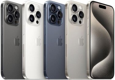 صورة لألوان هاتف iPhone 15 Pro