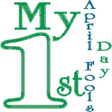 My First April Fools from Baby First 46 Design Collection