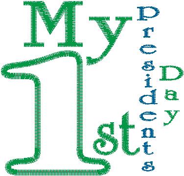 Baby First 46 Design Collection: My First Presidents Day