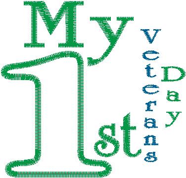 Baby First 46 Design Collection: My First Veterans Day