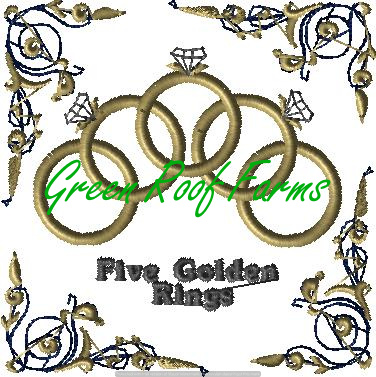 Day 5 Five Golden Rings: 2 design set plus a knockdown - Image 2