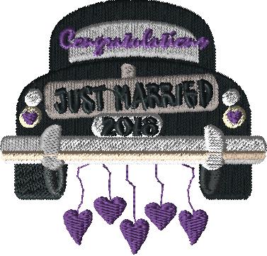 Congratulations Wedding Car with Cans 4x4 2019 - Image 2