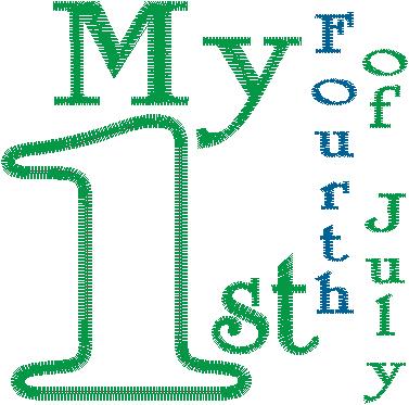 Baby First 46 Design Collection: My First Fourth of July