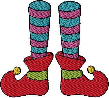 Elf Slippers with Saying 4x4 with and without knockdown 7 designs - Image 7