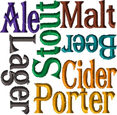 Beer Names collage 4x4