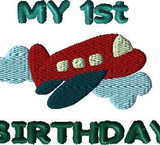 My First Birthday Airplane