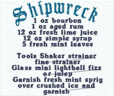 Shipwreck Drink 4x4