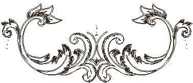 Decorative Scroll Pack of 6 in 5x2 and 4x1.5.