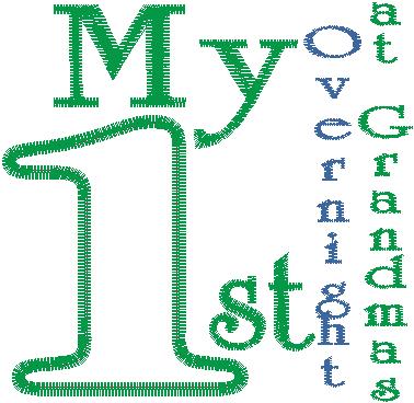 Baby First 46 Design Collection: My First Night at Grandmas